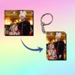 Personalized Photo Keychain – Round Rectangular