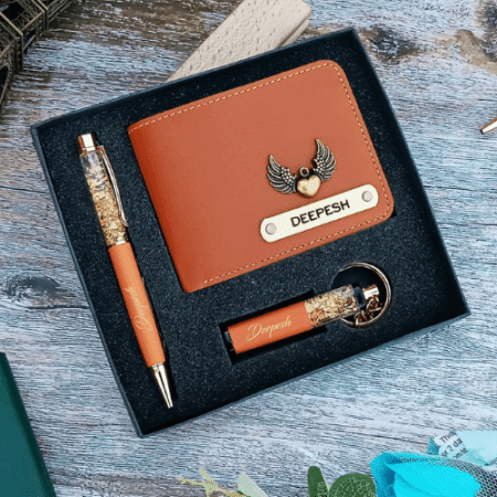 Customized Wallet Pen Keychain Combo