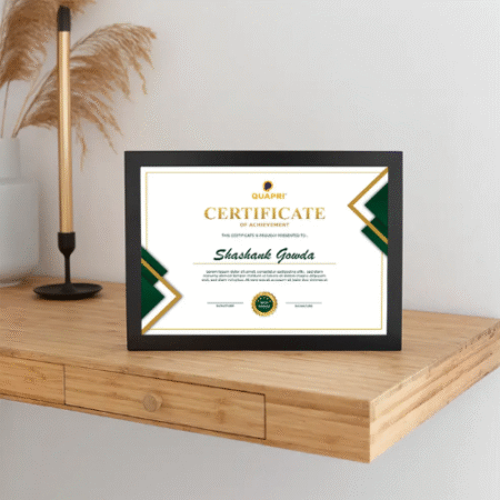 Framed Certificates