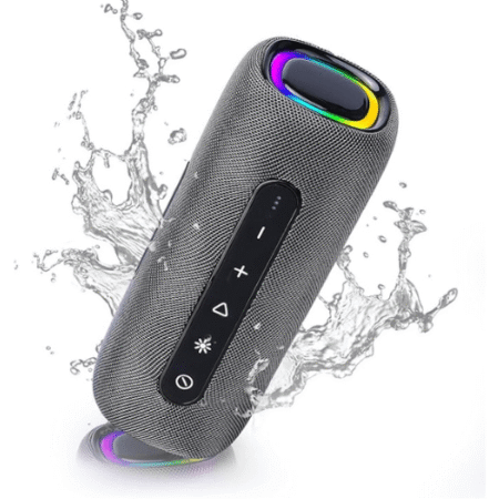 Portable Wireless Bluetooth Speaker with 24W Enhanced Bass, Waterproof